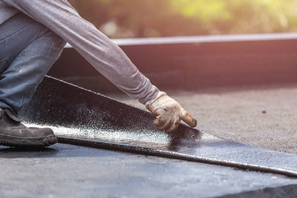 Professional Waterproofing technician working in Canandaigua, NY